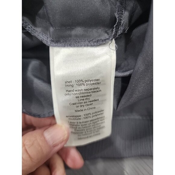 David's Bridal Strapless Pewter Knee Length Dress  Wedding, Formal, Prom Size 4 - Picture 7 of 8